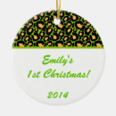 Search for spots ornaments Green