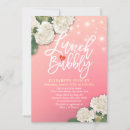Search for lunch and bubbly invitations Bride