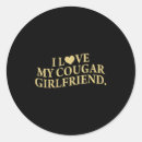 Search for cougars stickers Design
