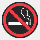 Recherche de fumeurs autocollants Blanc