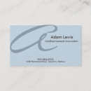 Search for accounting business cards Blue