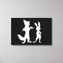 Search for wild fox canvas prints Vintage