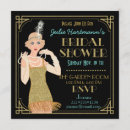 Search for roaring twenties bridal shower invitations Flapper