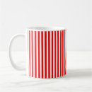 Search for red striped mugs Red and white