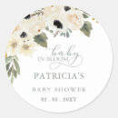 Recherche de girl baby shower stickers Bébé en fleurs