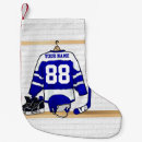 Search for blue and white christmas stockings Sports