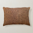 Search for dark leather pillows Animal