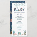 Recherche de baby shower menus Aquarelle