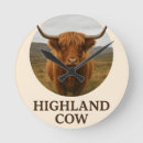Search for highland cow clocks Scotland