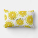 Search for lemon yellow pillows Food