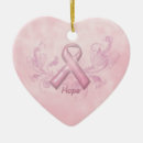 Search for breast cancer awareness ornaments Hope