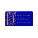 Search for fancy initial return address labels Simple