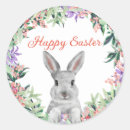 Search for happy easter wreath stickers Bunny