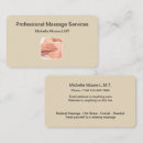 Recherche de massage médical cartes visite Masseuse