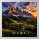 Recherche de dolomites posters Italie