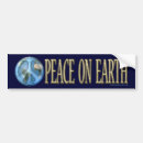 Search for peace on earth bumper stickers Anti war