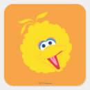 Search for big face stickers Big bird sesame st