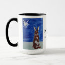 Recherche de lapin drôle tasses Noël
