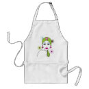 Search for beautiful woman aprons Illustration