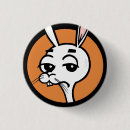 Recherche de lapin drôle badges Lapins