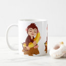 Search for monkey cartoon mugs Banana