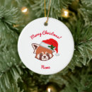 Recherche de panda rouge ornements Mignon