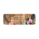 Search for stick on return address labels Rustic