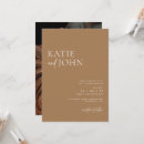 Search for tan wedding invitations Modern