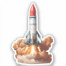 Search for space shuttle stickers Rocket launch