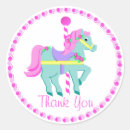 Search for pink carousel horse stickers Carnival