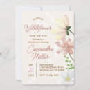 Recherche de nature baby shower invitations Chic boho