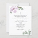 Recherche de verticales 11x14 baptême invitations Rose