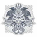 Search for samurai mask stickers Warrior