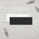 Recherche de plaid noir et blanc cartes visite Élégant