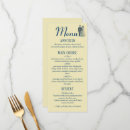 Search for cute wedding menus Unique