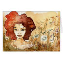 Recherche de portrait abstrait cartes postales Bruniewska