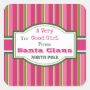 Search for vintage christmas girl stickers Santa claus