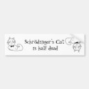 Search for quantum physics bumper stickers Cat