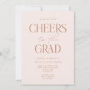 Search for girl graduation invitations Blush pink