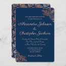 Search for navy and rose gold wedding invitations Foil