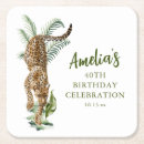 Search for 40th birthday coasters Watercolor