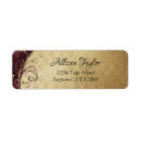 Search for gold flourish return address labels Bridal shower