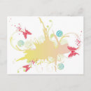 Recherche de grungy cartes postales Abstrait