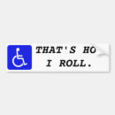 Search for wheelchair bumper stickers Handicapped