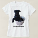 Search for black pug tshirts Puggle