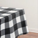 Search for black and white checkered tablecloths Pattern