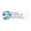 Search for teal bird return address labels Birds