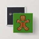 Search for gingerbread man buttons Red