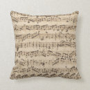 Recherche de notes musicales coussins Vintage