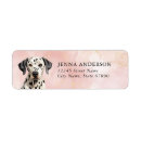 Search for dalmation return address labels Puppy